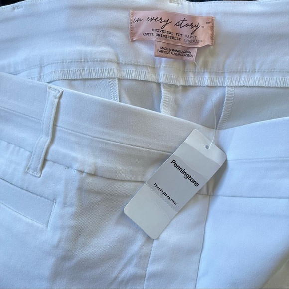 LAST CHANCE - White Savvy Soft Capri - Picture 10 of 10